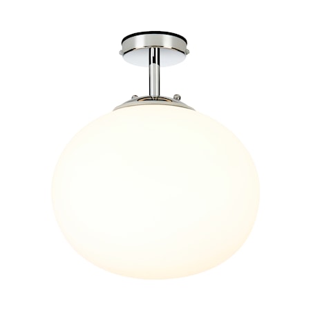 Amy Taklampa Krom/Vit IP44