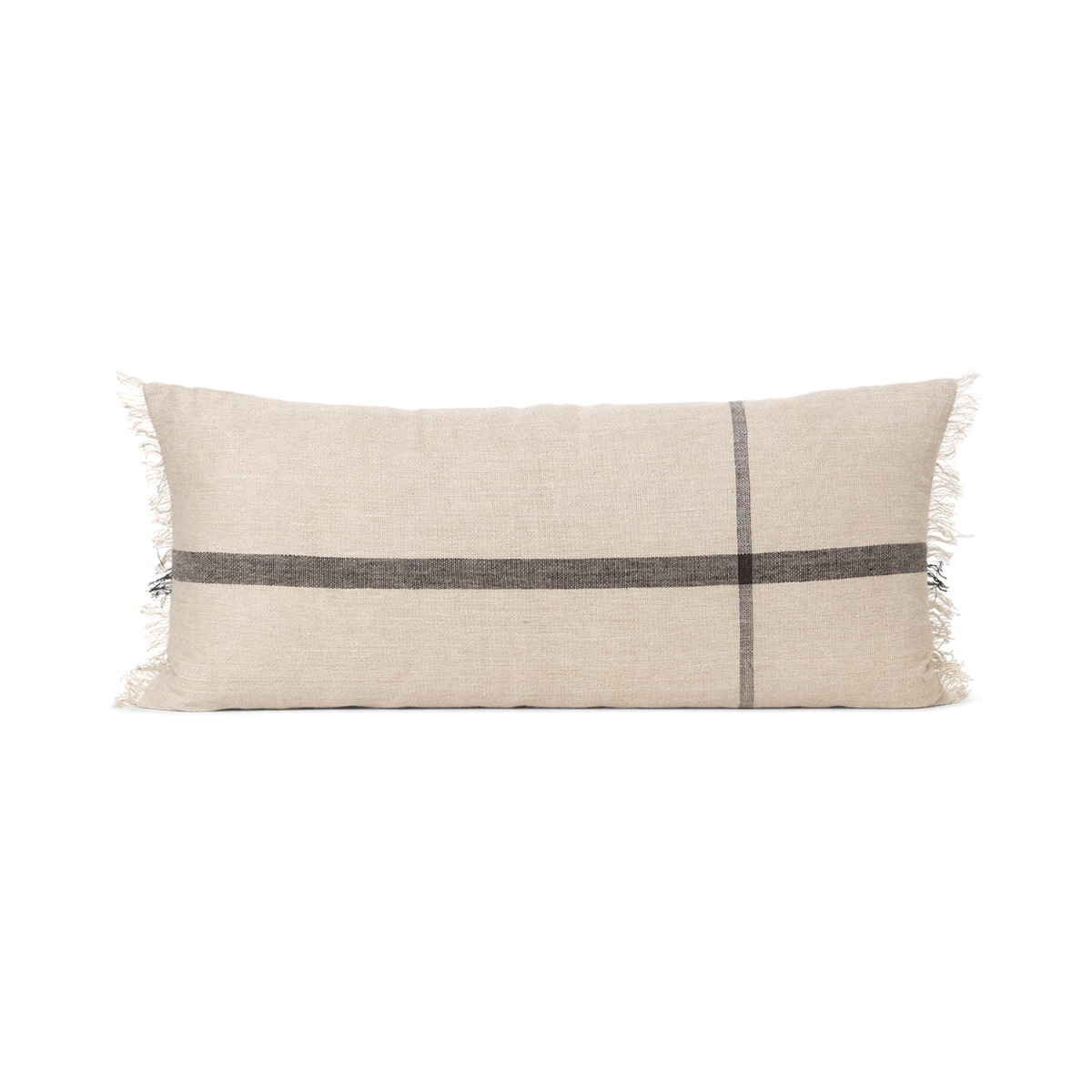 Ferm Living Kudde Calm Lång Beige/Svart