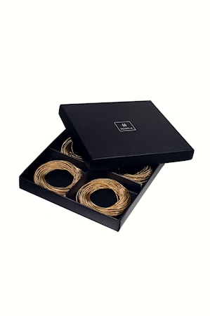 Kerala Servettringar Brons 4-pack