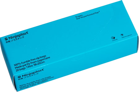 Zip-påsar Fossilfria 1L 20-pack