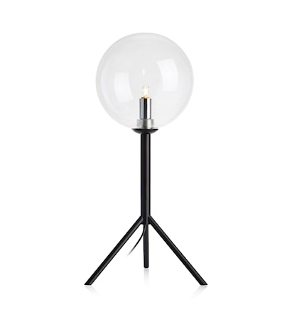 Andrew Bordslampa Svart/Klar