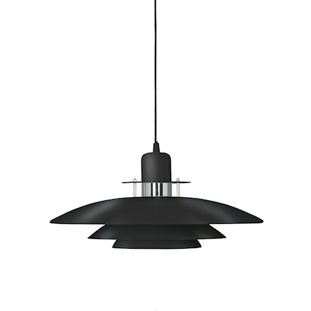 Primus I Pendel Svart/Krom 43 cm E27