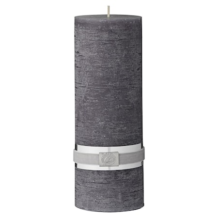 Blockljus Rustic 20 cm Grå