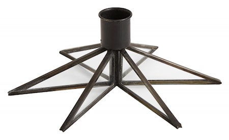 Ljusstake Star Black Small