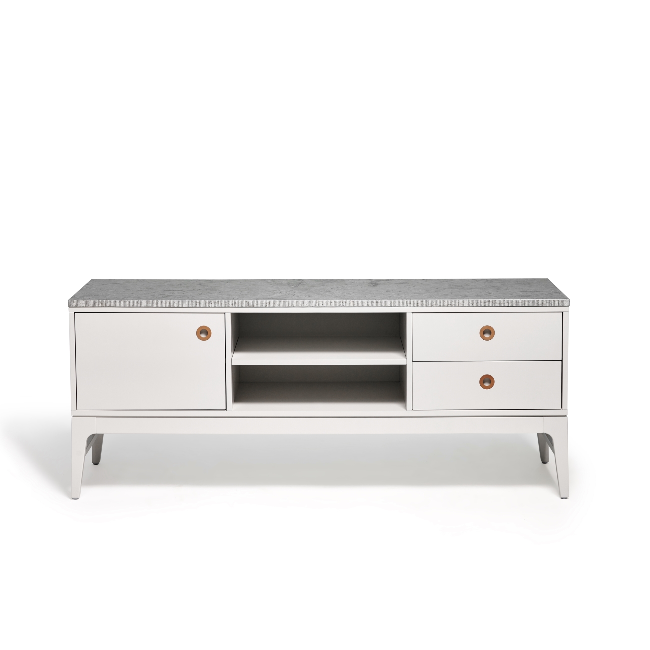 Höllviken TV-bänk 150 cm grå/ kalksten, Mavis