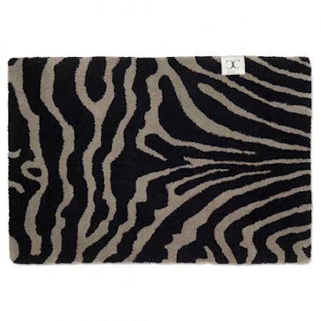 Dörrmatta Zebra Svart/Grå 60x90 cm