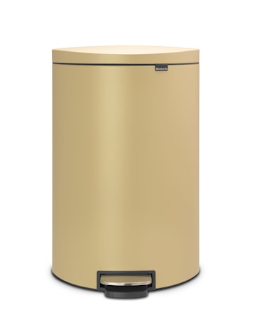 Soptunna med Pedal & Plasterinnerhink Guld 40 L