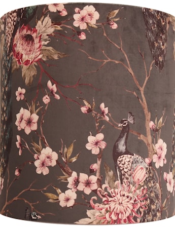 Lampskärm Celyn Peacock Grårosa