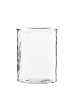 Vas Cylinder Ø 13x15cm Klar