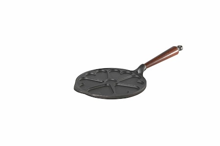Plättpanna Hjärtan Trähandtag 22 cm