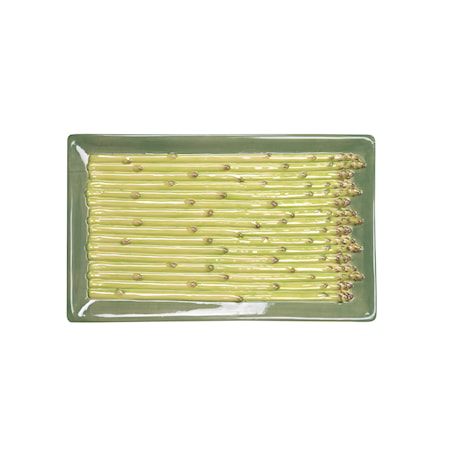 Tallrik Asparagus Grön