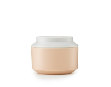 Geo Burk med lock Nude/Frost Ø 10 cm
