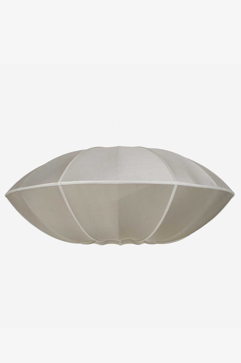 Taklampa silk Ufo 70x27 cm grey