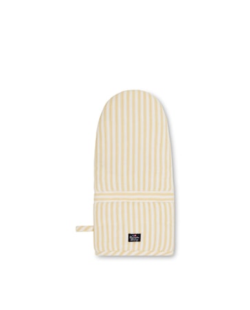 Icons Cotton Herringbone Vante Gul/Vit One Size