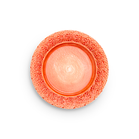 Spets Tallrik Orange 25 cm