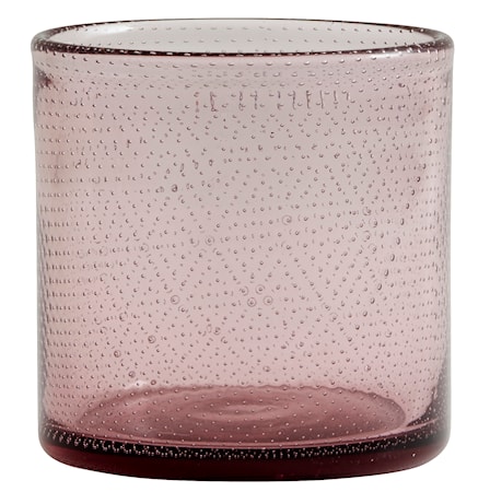 Ljuslykta BUBBLE Ø 10 cm - Lila