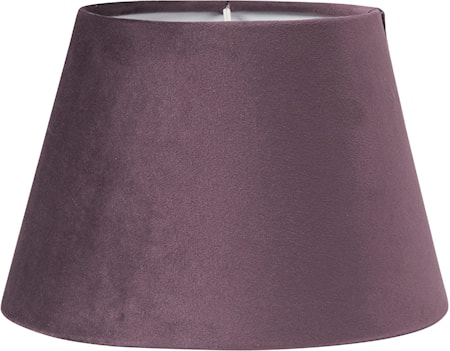 Oval Sammet Lila 20cm