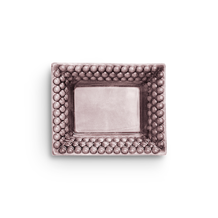 Bubbles Liten Bricka Plommon 16x20 cm
