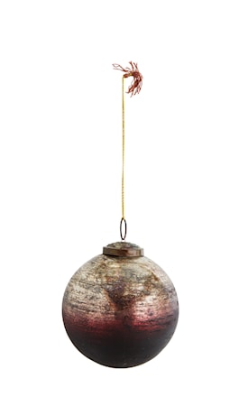 Glasboll Ø 10 cm Burgundy