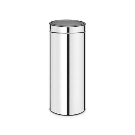 Touch Bin NEW, plastinnerhink 30 L Blankborstat Stål