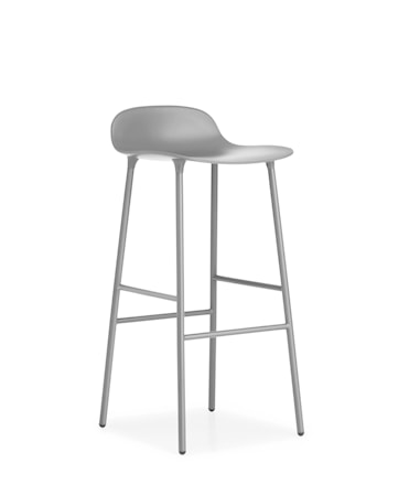 Form Barstol Grå 75 cm