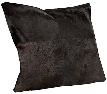 Cowhide Kuddfodral 50x50 - dark brown