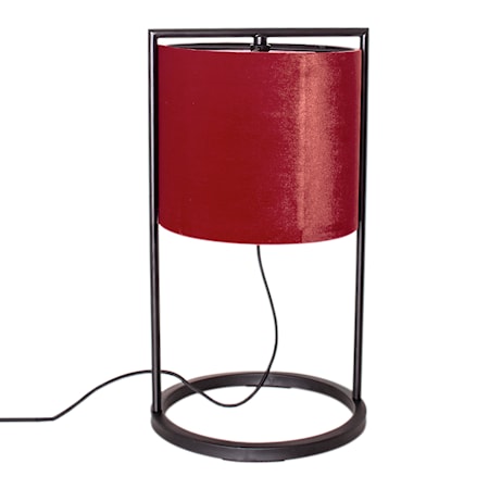 Vieste Bordslampa Röd 45cm