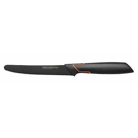 Edge Tomatkniv Vågtandad Svart 13 cm