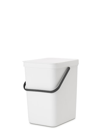 Sort & Go Avfallshink Vit 25 liter