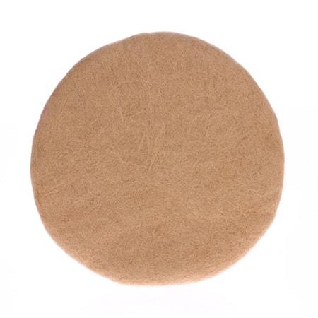 Felt seat cover camel