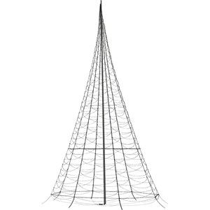 Julbelysning Fairybell Flaggstångsbelysning 10 meter, 2000 LED