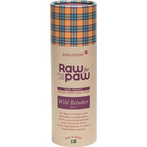 Hundgodis Raw for Paw Ren, 38 g