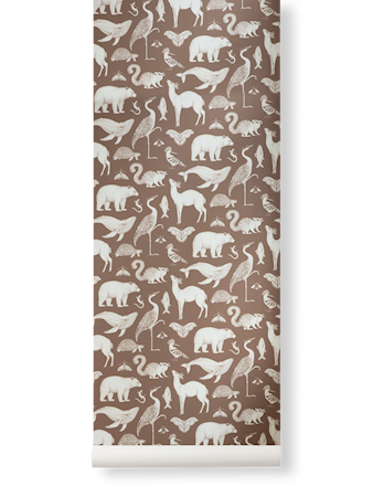 Katie Scott Tapet Animals Toffee