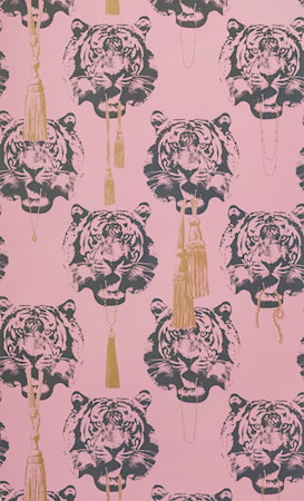 Tapet Coco Tiger Rosa