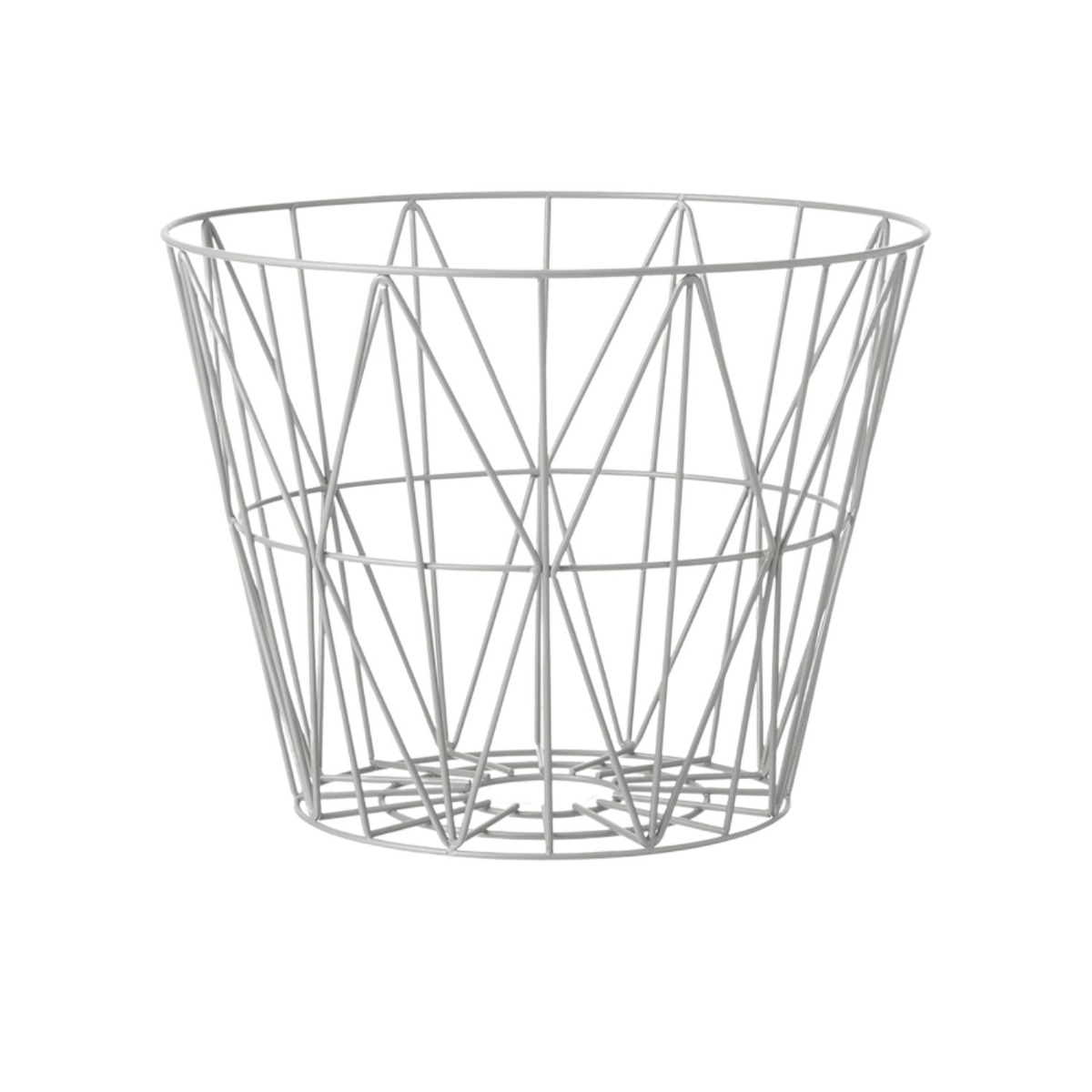 Ferm Living Korg Wire L Ljusgrå