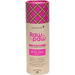 Hundgodis Raw for Paw Hjort, 38 g