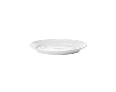 Serveringsfat nr. 6 vit, 17x11,5 cm