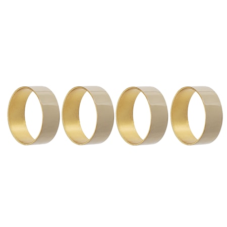 Amira Servettring Natur/Guld Ø4,5cm