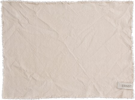 Tablett med fransad kant - Natur