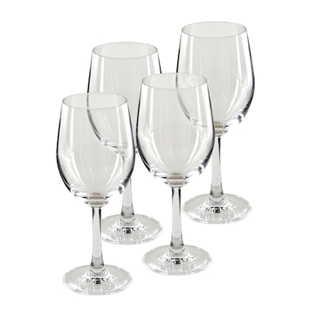 Pure & Simple Vitvinsglas 4-pack Klar