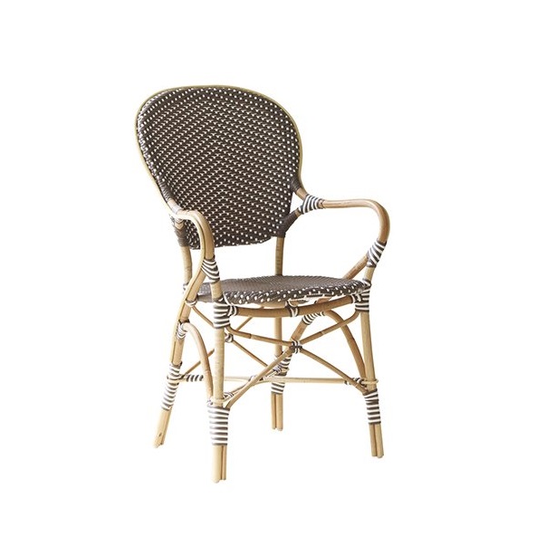 Isabell caféstol karmstol cappuccino, Sika-design