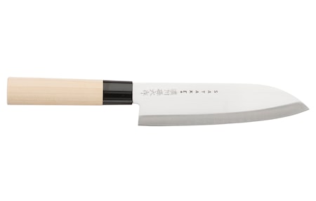 Houcho Santokukniv Trähandtag Magnolia 17 cm