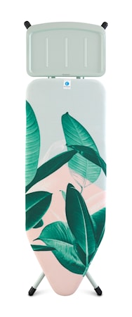 Strykbord Stl C med Solid Ångstationshållare Tropical Leaves