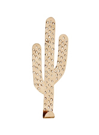 Kaktuskrok i Aluminium 26 cm Antikguld