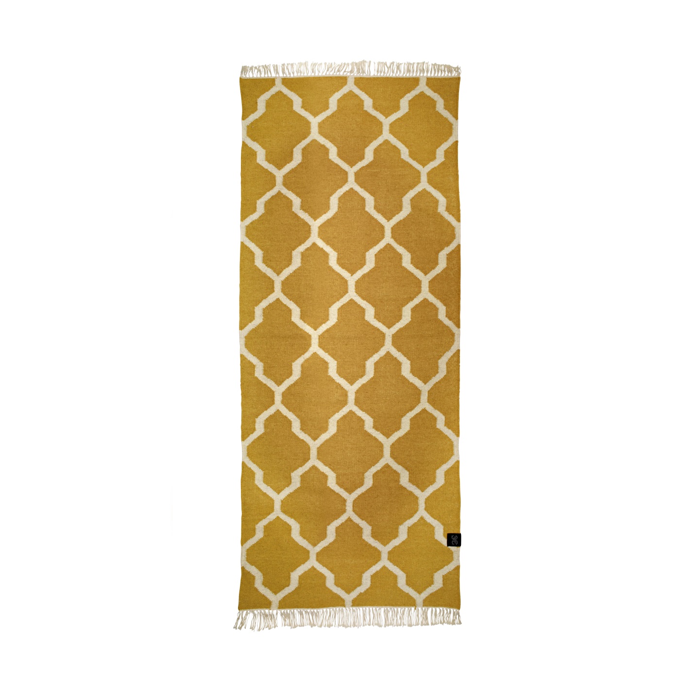 Gångmatta ull Tangier gul 80x200, Classic Collection