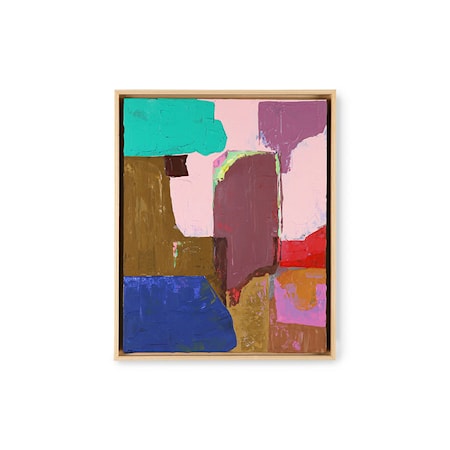 Abstract Målning Multicolour 40x50cm