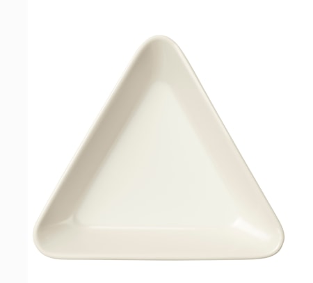 Teema Fat trekantig 12cm vit
