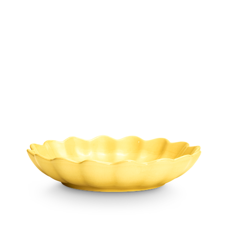 Ostronskål Mellan Gul 24 cm