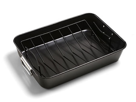 Ugnspanna med galler 40x28x8