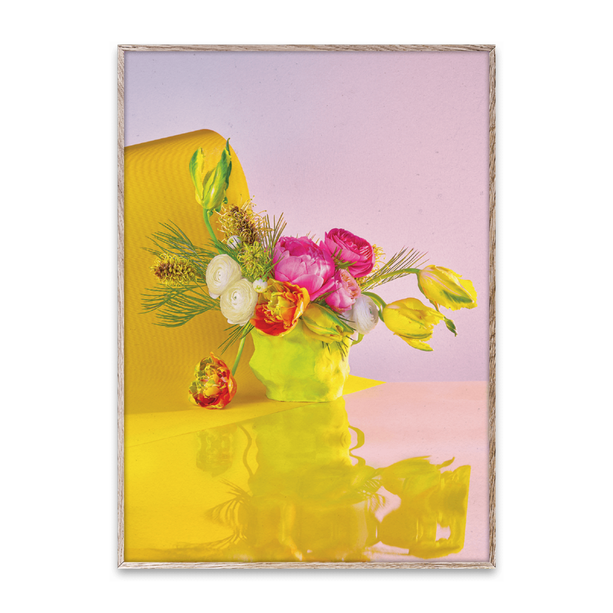 Paper Collective Poster Bloom 03 Yellow 30x40